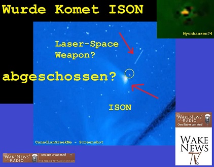 Wurde Komet ISON abgeschossen vsm